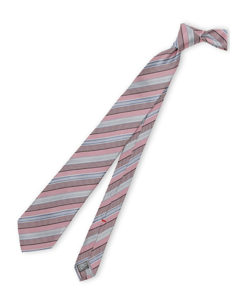 一部店舗限定】ウォッシャブルクレストブリッジチェックタイ｜ブルー