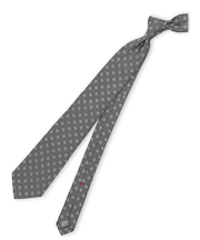 セッテピエゲ シルク小紋柄 レギュラータイ 8cm幅