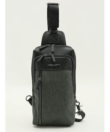 型押しコンビ ボディバッグ