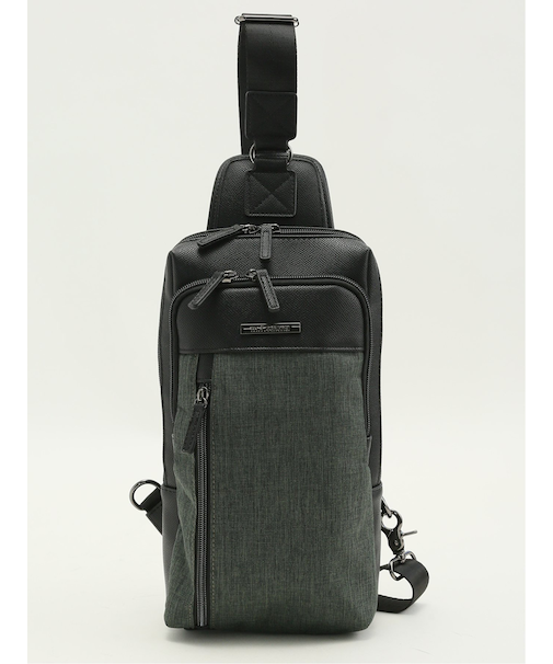 型押しコンビ ボディバッグ