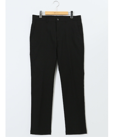 クロスストレッチ トラウザーパンツ ヘリンボン