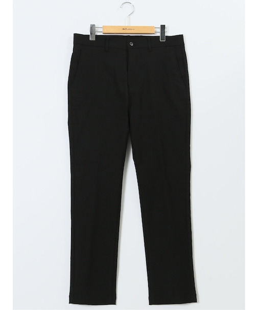 クロスストレッチ トラウザーパンツ ヘリンボン