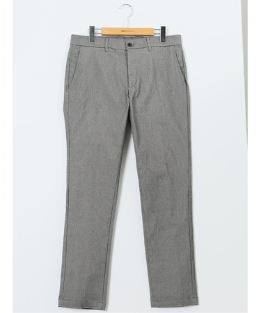 クロスストレッチ トラウザーパンツ ヘリンボン