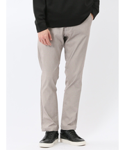 クロスストレッチ トラウザーパンツ ヘリンボン