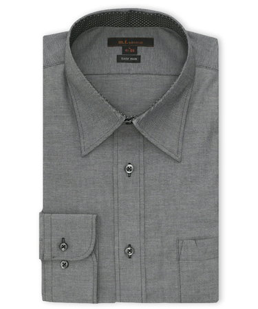 イージーアイロン ストレッチ NEWスタンダードフィット レギュラーカラー長袖シャツ