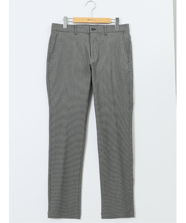 クロスストレッチ トラウザーパンツ バーズアイ&ジャガード