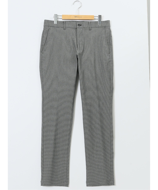 クロスストレッチ トラウザーパンツ バーズアイ&ジャガード