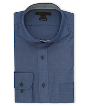 イージーアイロン ストレッチ NEWスタンダードフィット スナップダウン長袖シャツ