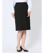 クリアエフェクト 黒無地 タイトスカート(セットアップ可能)