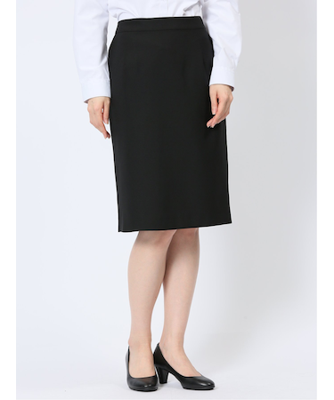 クリアエフェクト 黒無地 タイトスカート(セットアップ可能)