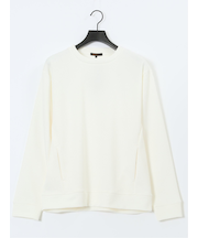 ストレッチ ふくれジャガード クループルオーバー