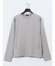 ストレッチ ふくれジャガード クループルオーバー