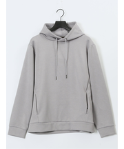 ストレッチ ふくれジャガード プルパーカー