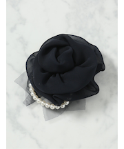 シフォンパールローズ コサージュ