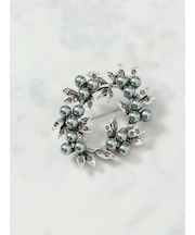 ブラックパール ブローチ