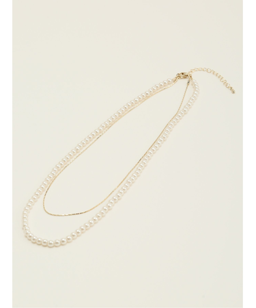 パールレイヤード ネックレス