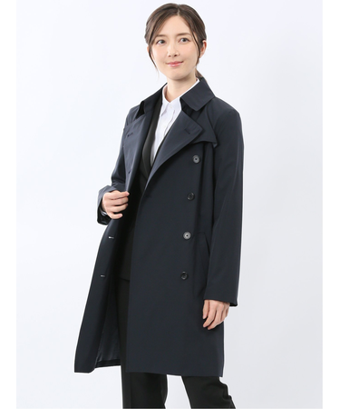 ストレッチ 撥水 ウォッシャブル トレンチコート