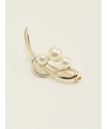 パールモチーフ ブローチ