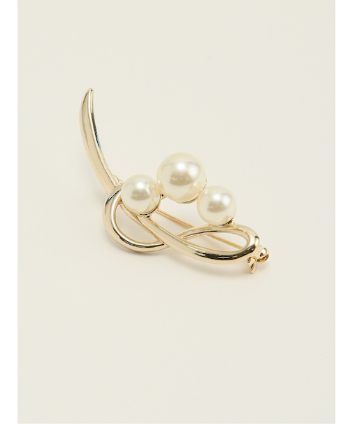 パールモチーフ ブローチ