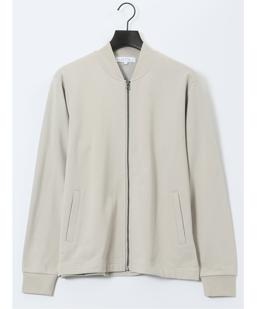 KAITEKI+ ストレッチ ミニ裏毛 リブブルゾン