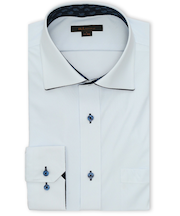 ノンアイロンストレッチ NEWスタンダードフィット ワイドカラー長袖ニットシャツ