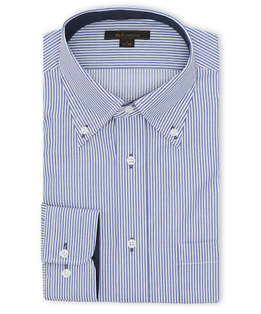 ノンアイロン NEWスタンダードフィット ボタンダウン長袖シャツ