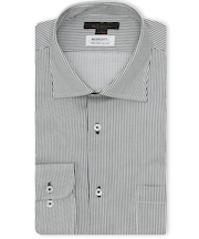 綿100% ノンアイロン NEWスタンダードフィット ワイドカラー長袖シャツ