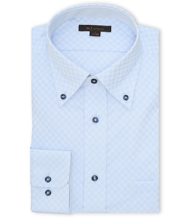 ノンアイロン NEWスタンダードフィット ボタンダウン長袖シャツ