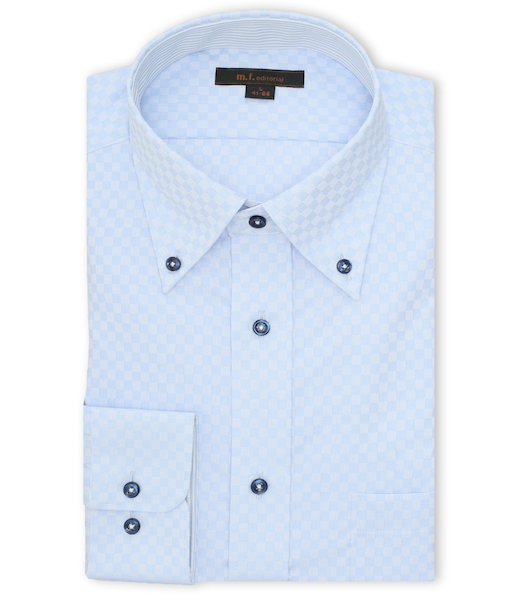 ノンアイロン NEWスタンダードフィット ボタンダウン長袖シャツ