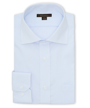 ノンアイロン NEWスタンダードフィット ワイドカラー長袖シャツ