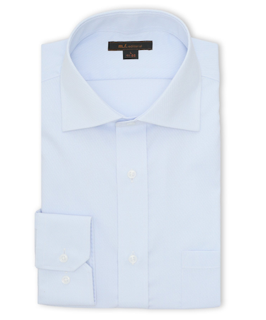 ノンアイロン NEWスタンダードフィット ワイドカラー長袖シャツ