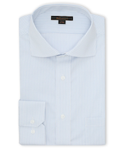 ノンアイロン NEWスタンダードフィット カッタウェイ長袖シャツ