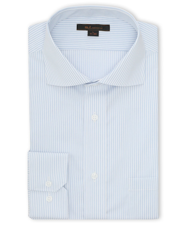 ノンアイロン NEWスタンダードフィット カッタウェイ長袖シャツ