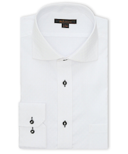 ノンアイロン NEWスタンダードフィット カッタウェイ長袖シャツ