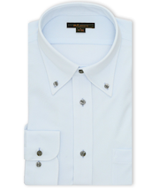 ノンアイロンストレッチ NEWスタンダードフィット ボタンダウン長袖ニットシャツ