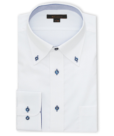 ノンアイロン NEWスタンダードフィット ボタンダウン長袖シャツ