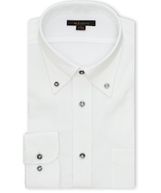 ノンアイロンストレッチ NEWスタンダードフィット ボタンダウン長袖ニットシャツ