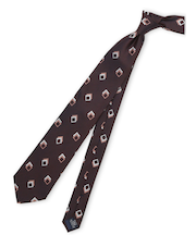 ファットゥーラ/FATTURA シルク撥水加工 レギュラータイ 8.0cm幅