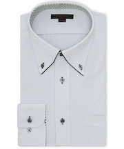 ノンアイロンストレッチ NEWスタンダードフィット ボタンダウン長袖ニットシャツ