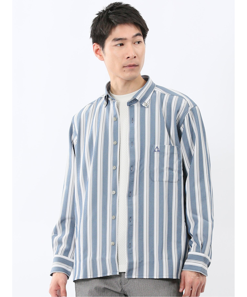 ジェリー/GERRY ストライプ 長袖シャツアウター