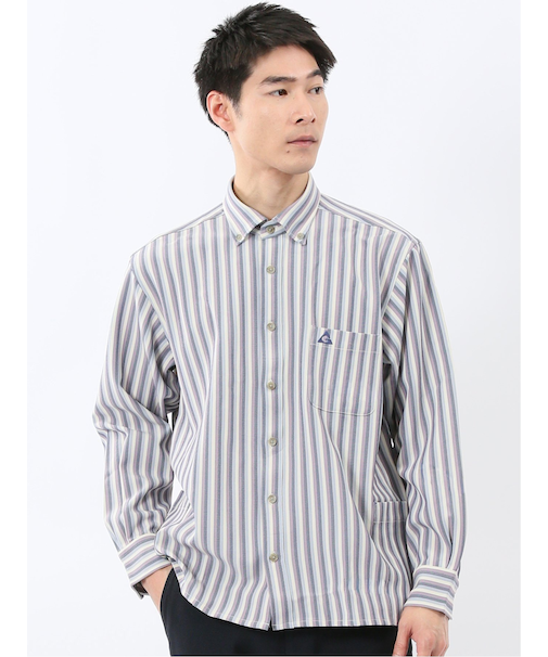 ジェリー/GERRY ストライプ 長袖シャツアウター