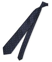 ウォッシャブル ドット柄 レギュラータイ 8.0cm幅