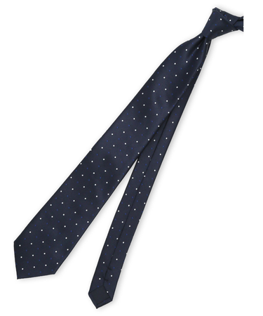 ウォッシャブル ドット柄 レギュラータイ 8.0cm幅