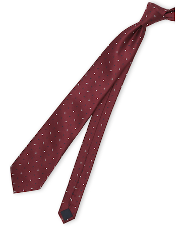 ウォッシャブル ドット柄 レギュラータイ 8.0cm幅