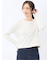 クロップド クルーネック長袖Ｔシャツ
