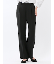 トリアセライク ワイドパンツ 黒(セットアップ可能)