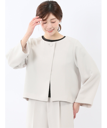 トリアセライク バージャケット ライトグレー(セットアップ可能)