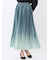 グラデーションプリーツ ロングスカート