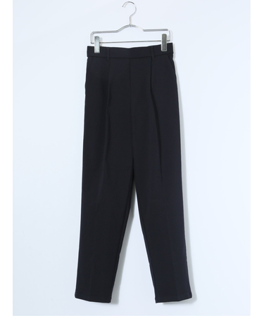 スラリッチ ワンタック テーパードパンツ