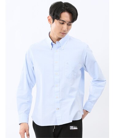 ポロ・ビーシーエス/POLO BCS 綿オックス ボタンダウン長袖シャツ
